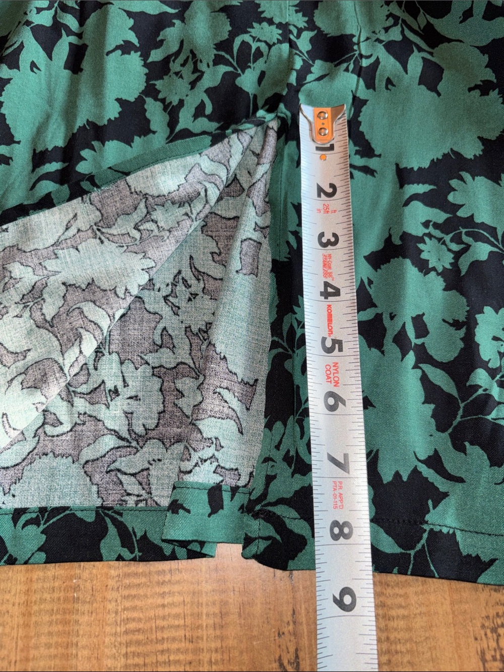 41 Hawthorn Green Floral Sheath Midi Dress green black Square Neck size 10 nwt! - Picture 14 of 15
